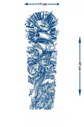Ocean Spirit Yarı Kalıcı Kol dövmesi