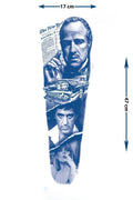 Yarı Kalıcı Kol Kaplama Godfather ve Tony Montana Dövmesi